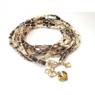 EXOTIC SKIN BROWN ITALIAN LEATHER WRAP